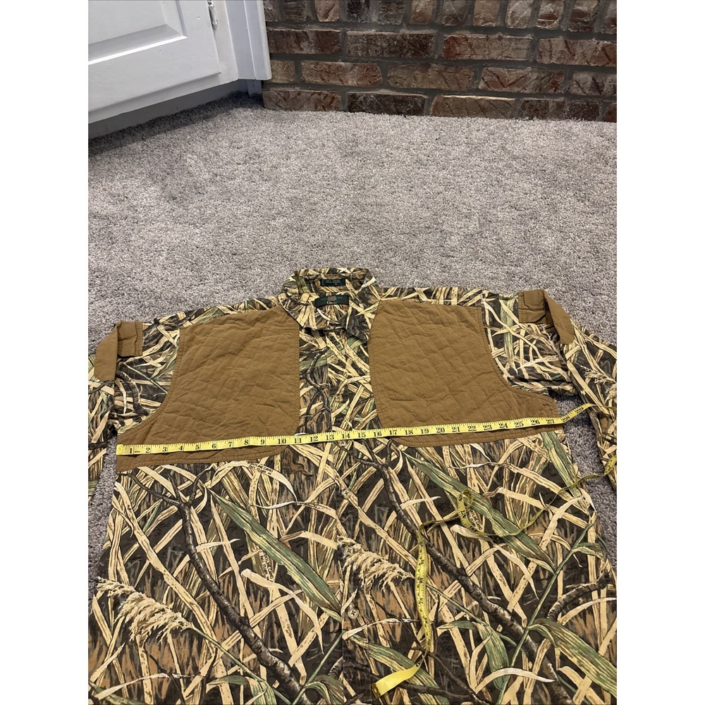 Orvis Camo Men's XL Long Sleeve Arm Pockets Skyline Fall Flight Cover Cattail - Picture 4 of 7